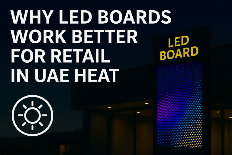 Why LED Boards Work Better for Retail in UAE Heat